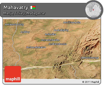 Satellite Panoramic Map of Mahavatry
