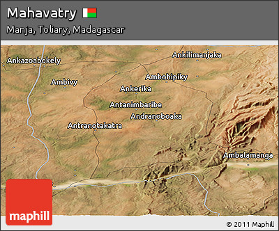 Satellite Panoramic Map of Mahavatry