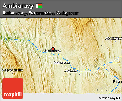 Physical 3D Map of Ambiaravy