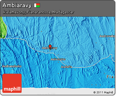 Political 3D Map of Ambiaravy