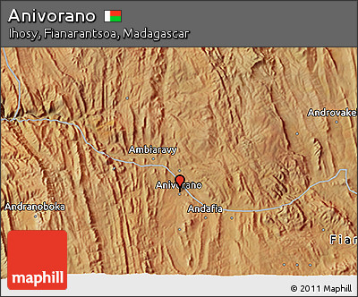 Satellite 3D Map of Anivorano