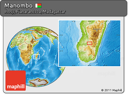 Physical Location Map of Manombo