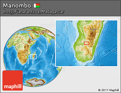 Physical Location Map of Manombo