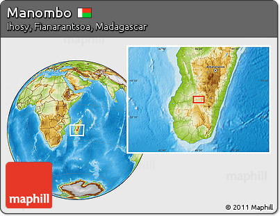 Physical Location Map of Manombo