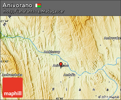 Physical Map of Anivorano