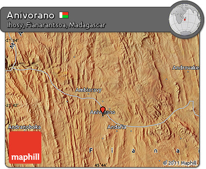 Satellite Map of Anivorano