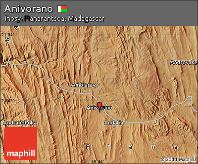 Satellite Map of Anivorano