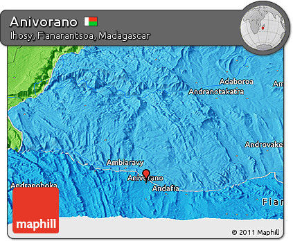 Political Panoramic Map of Anivorano