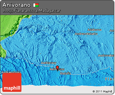 Political Panoramic Map of Anivorano