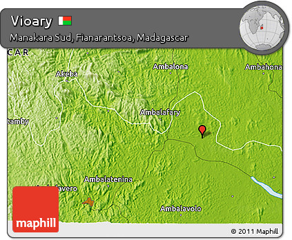 Physical 3D Map of Vioary