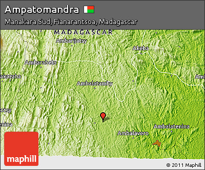 Physical 3D Map of Ampatomandra