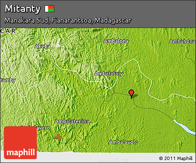 Physical 3D Map of Mitanty