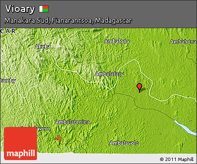 Physical 3D Map of Vioary