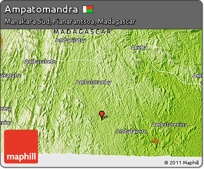 Physical 3D Map of Ampatomandra