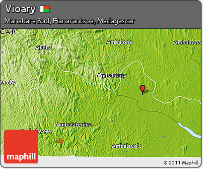 Physical 3D Map of Vioary