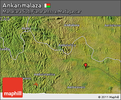 Satellite 3D Map of Ankarimalaza