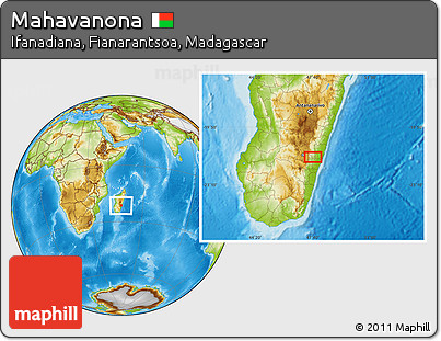 Physical Location Map of Mahavanona