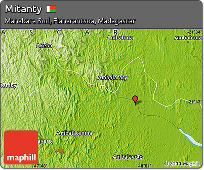 Physical Map of Mitanty