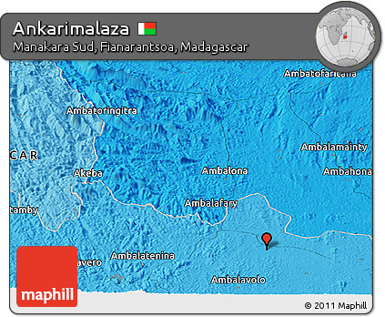 Political Panoramic Map of Ankarimalaza