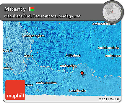 Political Panoramic Map of Mitanty