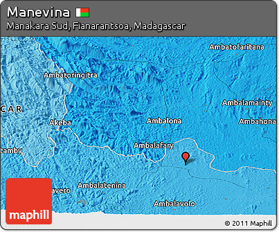 Political Panoramic Map of Manevina