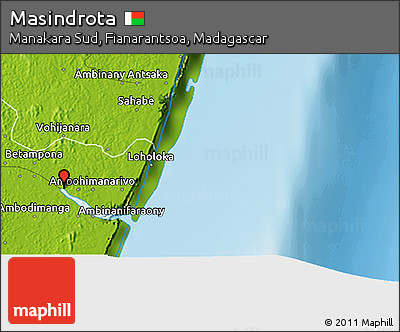 Physical 3D Map of Masindrota