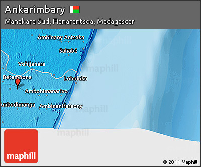 Political 3D Map of Ankarimbary
