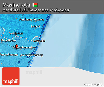 Political 3D Map of Masindrota