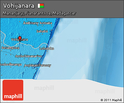 Political 3D Map of Vohijanara
