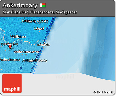 Political 3D Map of Ankarimbary
