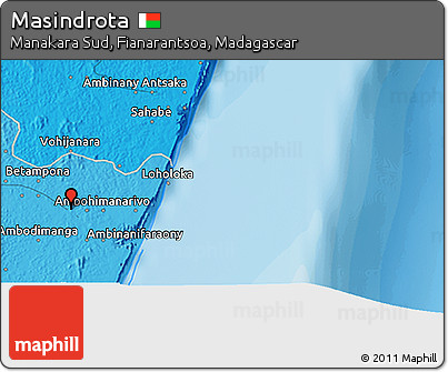Political 3D Map of Masindrota
