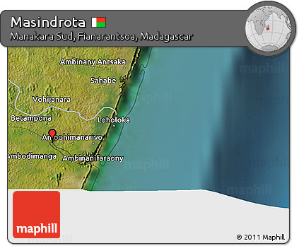 Satellite 3D Map of Masindrota
