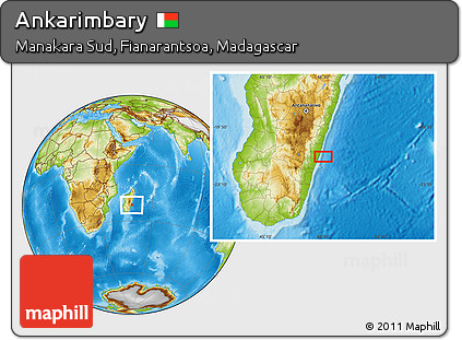 Physical Location Map of Ankarimbary