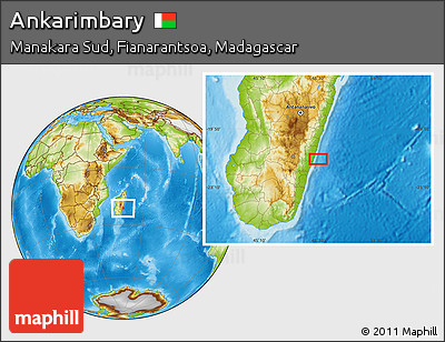 Physical Location Map of Ankarimbary