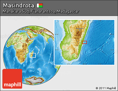 Physical Location Map of Masindrota