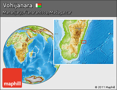 Physical Location Map of Vohijanara