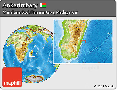 Physical Location Map of Ankarimbary
