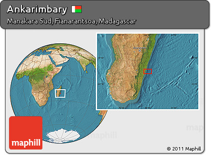 Satellite Location Map of Ankarimbary