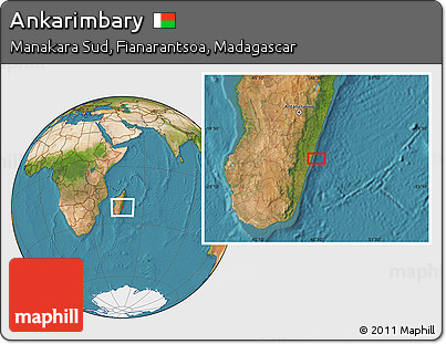 Satellite Location Map of Ankarimbary