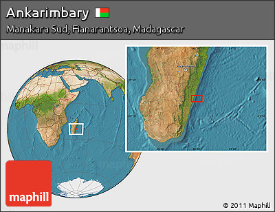 Satellite Location Map of Ankarimbary