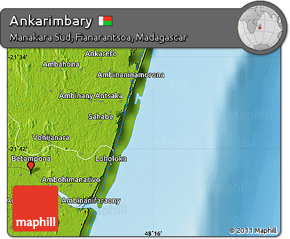 Physical Map of Ankarimbary