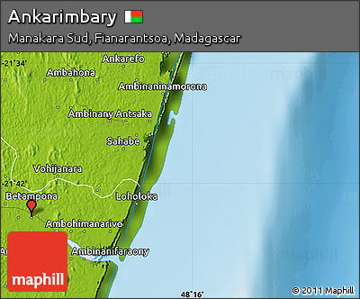 Physical Map of Ankarimbary