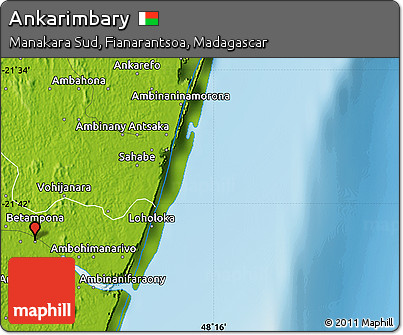 Physical Map of Ankarimbary