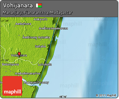 Physical Map of Vohijanara