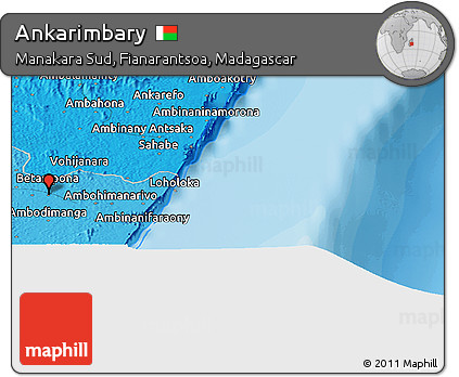 Political Panoramic Map of Ankarimbary