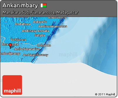 Political Panoramic Map of Ankarimbary