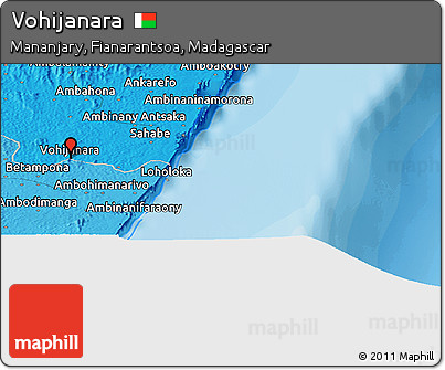 Political Panoramic Map of Vohijanara