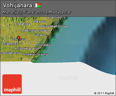 Satellite Panoramic Map of Vohijanara