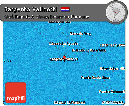 Political Map of Sargento Valinotti