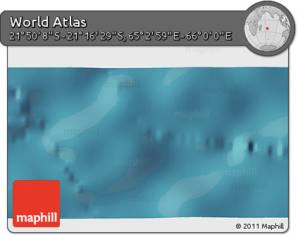 Satellite 3D Map of the Area around 21° 33' 19" S, 65° 31' 30" E